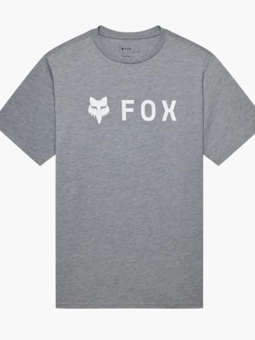 Fox Absolute Dri-Release Short Sleeve Tee Gray Size M New w/ tags Retail $39.95